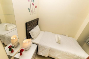 Roomy Dubai Hostel Small Rooms and Partitions at Marina